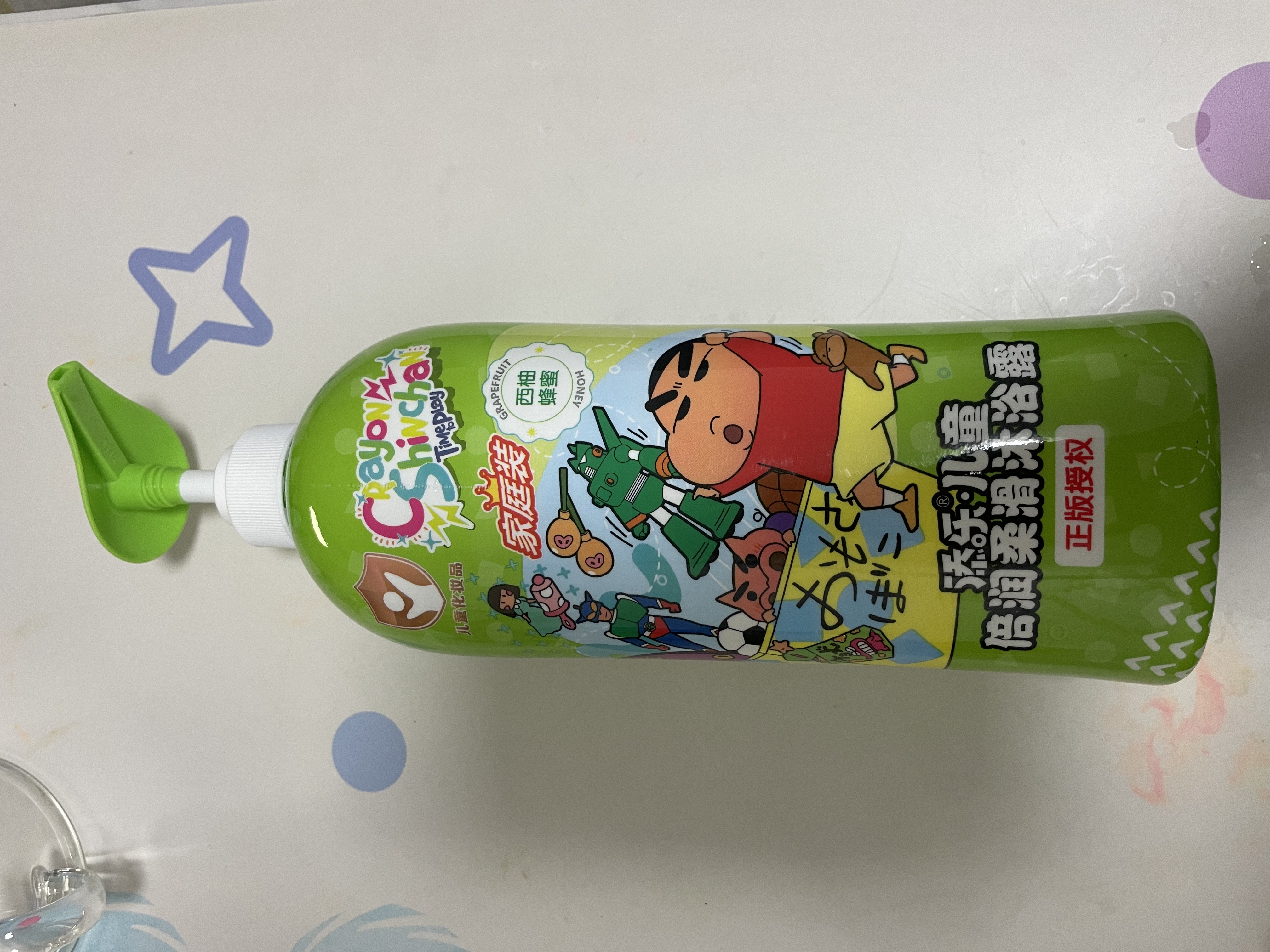 添乐儿童温和洁净沐浴露 3-6-9-12岁水润保湿果香沐浴乳 实拍图