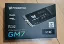 宏碁掠夺者（PREDATOR）1TB SSD固态硬盘 M.2接口(NVMe协议) GM7系列｜NVMe PCIe 4.0读速7200MB/s  AI电脑存储配件 实拍图
