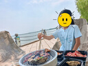 格术躺椅午睡椅一体户外折叠椅月亮椅露营椅子沙滩椅午休折叠床卡其 实拍图