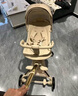 丸丫T6二代遛娃神器高景观婴儿推车可坐可躺轻便折叠可换向香槟金plus 实拍图