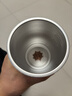 乐扣乐扣自动搅拌杯磁力电动咖啡杯可搅拌豆浆316不锈钢杯水杯直饮杯 全自动搅拌杯-白色 400ml 实拍图