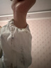 婧麒（JOYNCLEON）月子服夏薄款竹棉孕妇睡衣产后哺乳待产胸垫家居服蓝XL Jyz157092 实拍图