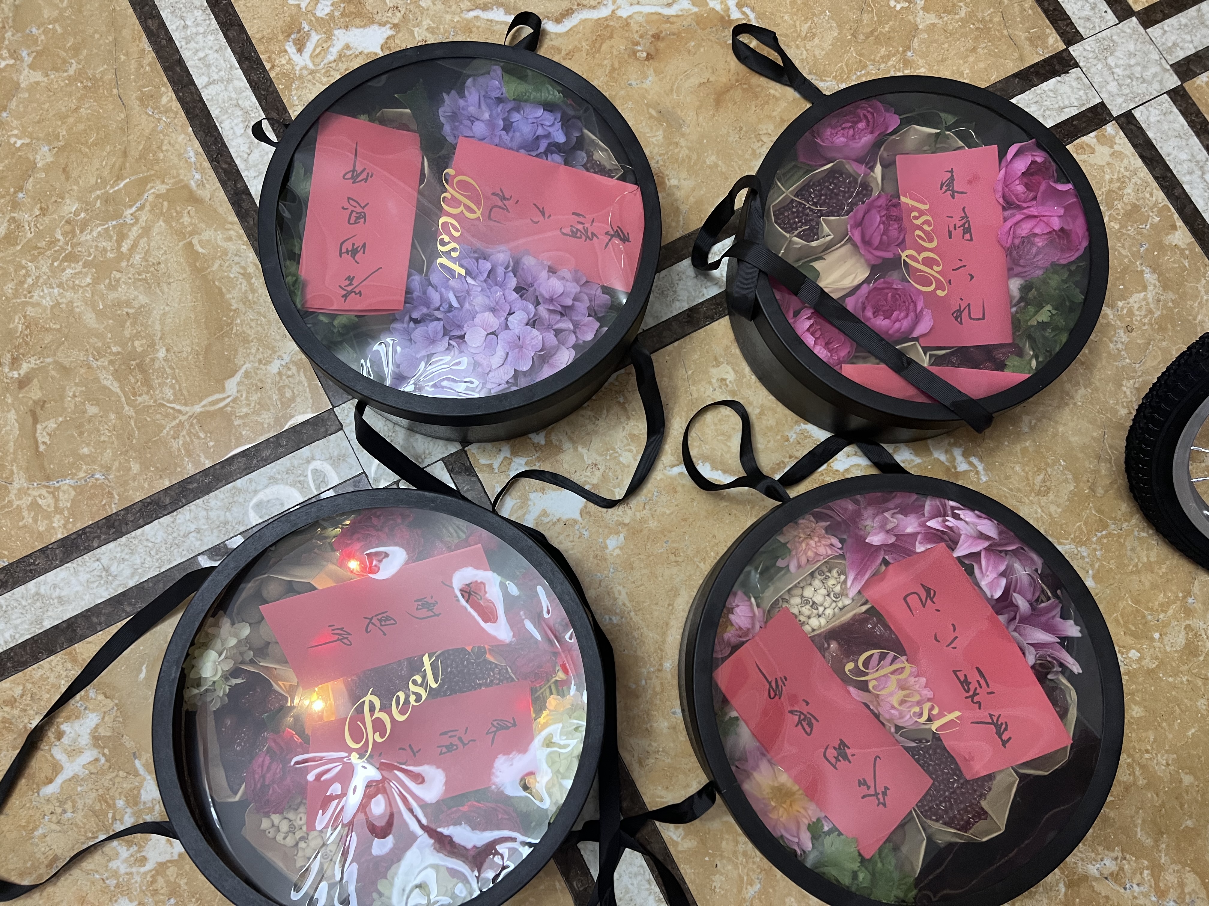 神孩子束脩之礼束脩六礼篮手工礼盒毕业礼物送老师圆形教师节谢师礼礼盒 仅含礼盒【1套装】赠6张牛皮纸 实拍图