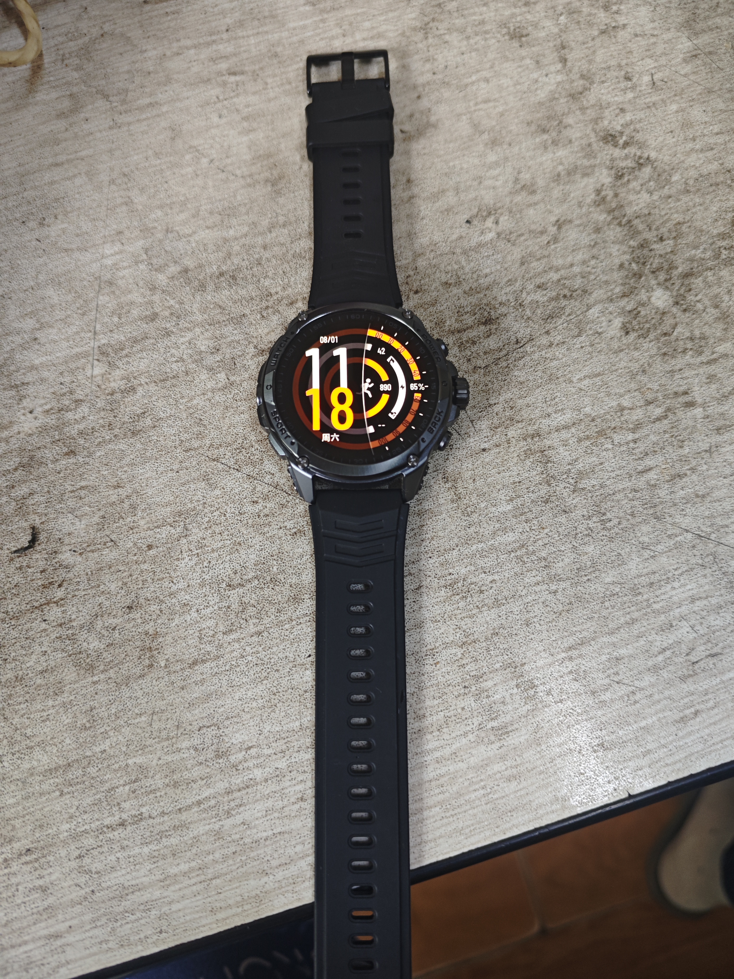 联想（Lenovo）智能运动手表 Watch GTPro风暴灰 双频GPS气压计指南针50米防水游泳蓝牙通话心率血氧手表国家补贴 实拍图