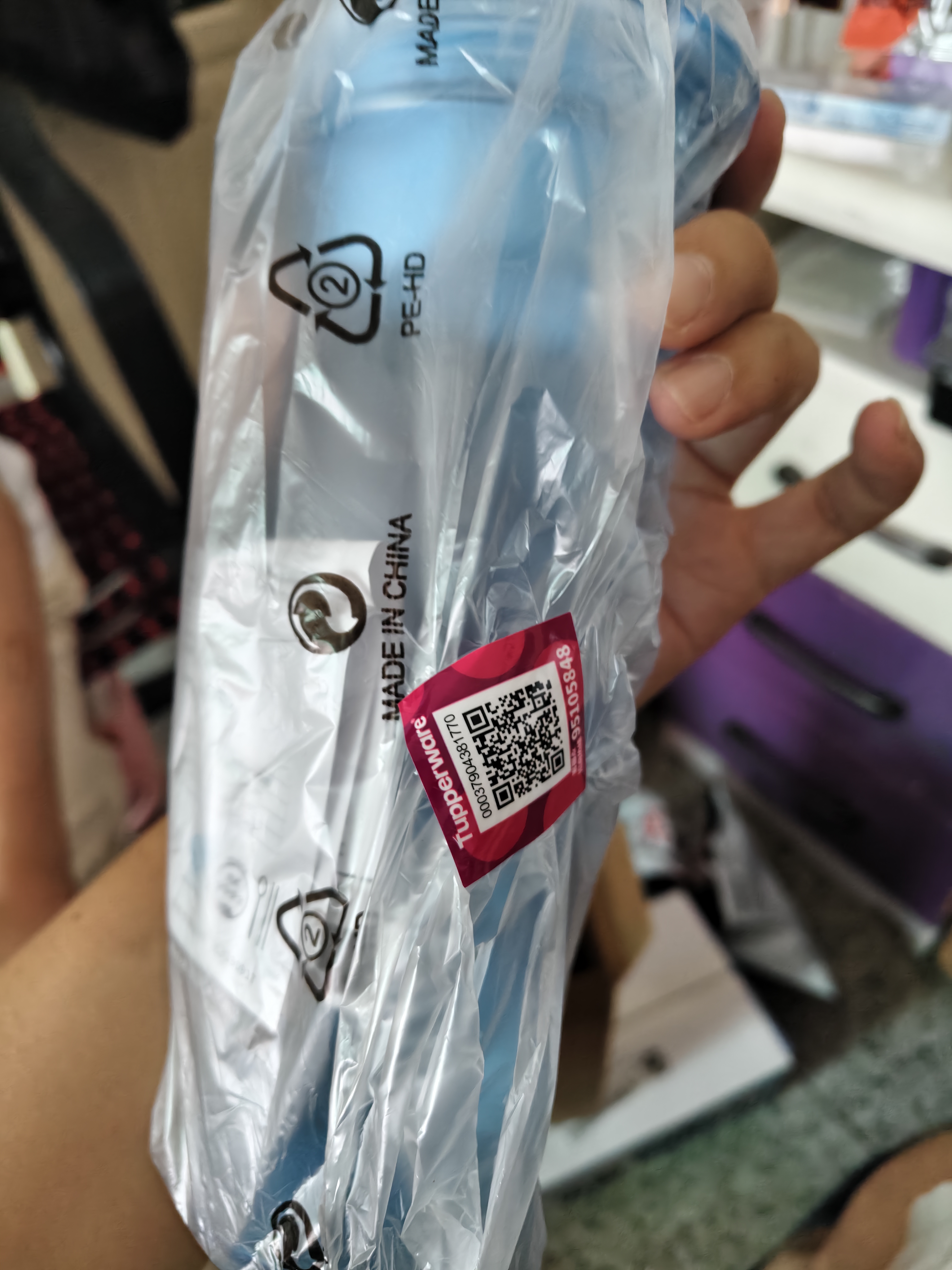 特百惠（Tupperware）晶彩MAX塑料杯600ml男女士学生运动水杯子大容量泡茶杯中秋节礼物 实拍图
