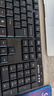 双飞燕（A4TECH）WKG-1000 104键 无线键鼠套装 无线键盘鼠标套装无线鼠标键盘套装办公键盘打字手感好 黑色 无线 实拍图