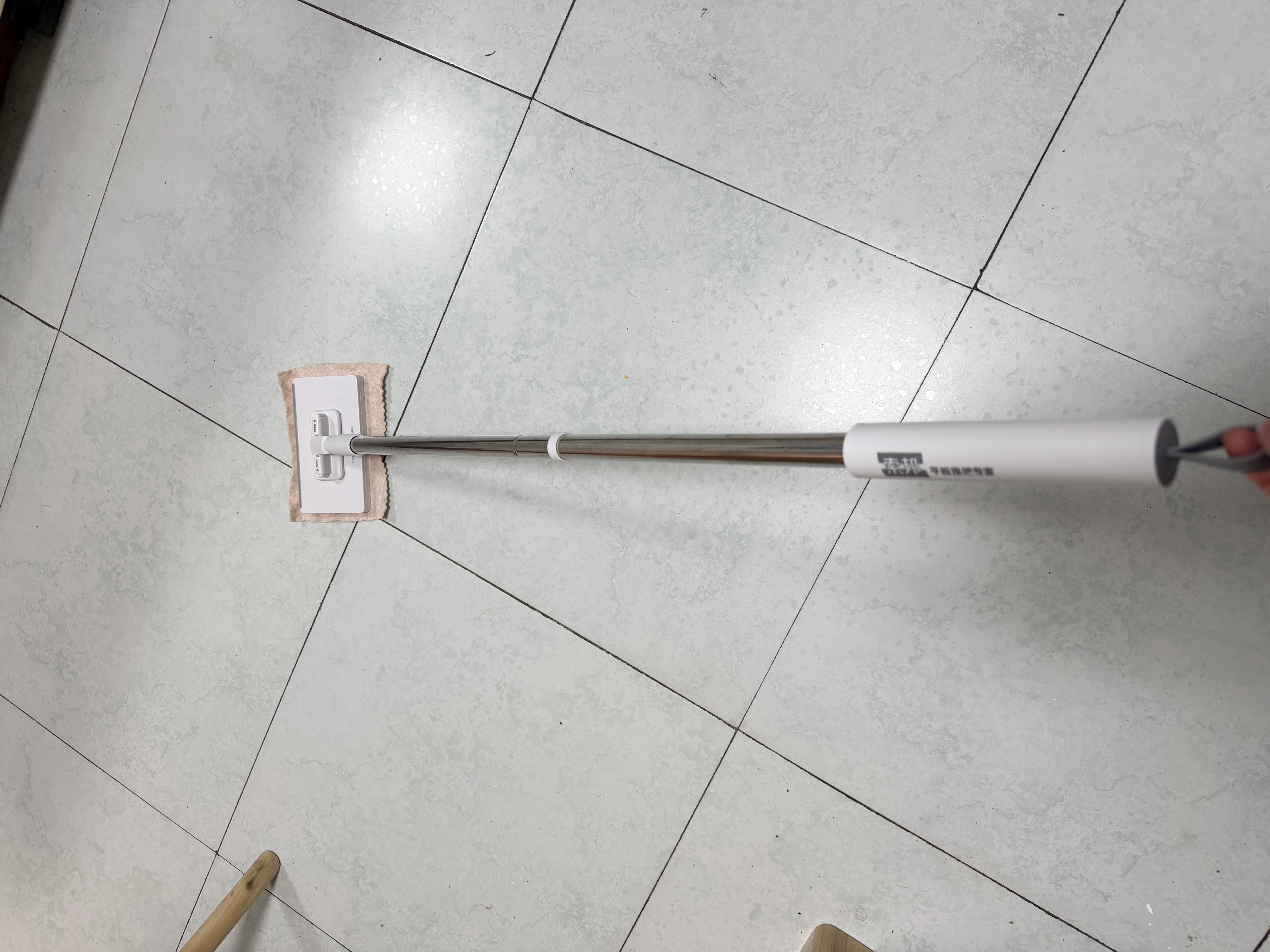索邦洗脸巾拖把16cm 平板拖地懒人神器家用一拖净免手洗迷你夹布拖把 实拍图