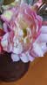 花点馨意仿真花装饰花高档牡丹花束室内客厅假花插花摆件仿生绢花 3支混色 实拍图