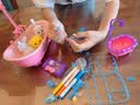 亚之杰玩具儿童过家家玩具3-6岁女孩生日礼物礼盒萌宠洗澡涂鸦声光真实出水 实拍图