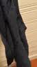 优衣库麻混纺舒适短裤女装26春夏新款485251 69 藏青色 XL 实拍图