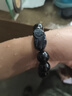 中国黄金招财貔貅手链男心经黑曜石手串七夕情人节礼物送男友老公生日 招财貔貅心经黑曜石手串-14mm 实拍图