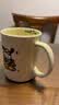马克杯高颜值ins风陶瓷杯卡通咖啡杯办公室家用早餐喝水杯子可爱 飞机小狗陶瓷杯 实拍图
