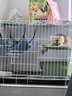 憨憨宠猫笼折叠猫笼子大号猫别墅加粗加密双层猫舍猫窝宠物猫咪用品家用 白色 700双层 实拍图