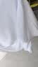 罗蒙（ROMON）短袖t恤男士商务polo衫男夏季休闲短袖男上衣服外套男 白XL 实拍图