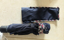 天堂伞 加大雨伞三折 经典商务伞格纹10骨加大雨伞男女 藏青 实拍图