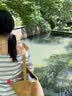 MUJI 纸编托特包 挎包女包 包包轻便手提包编织包通勤 浅棕色 长款 上口36*下底18.5*高30cm 实拍图