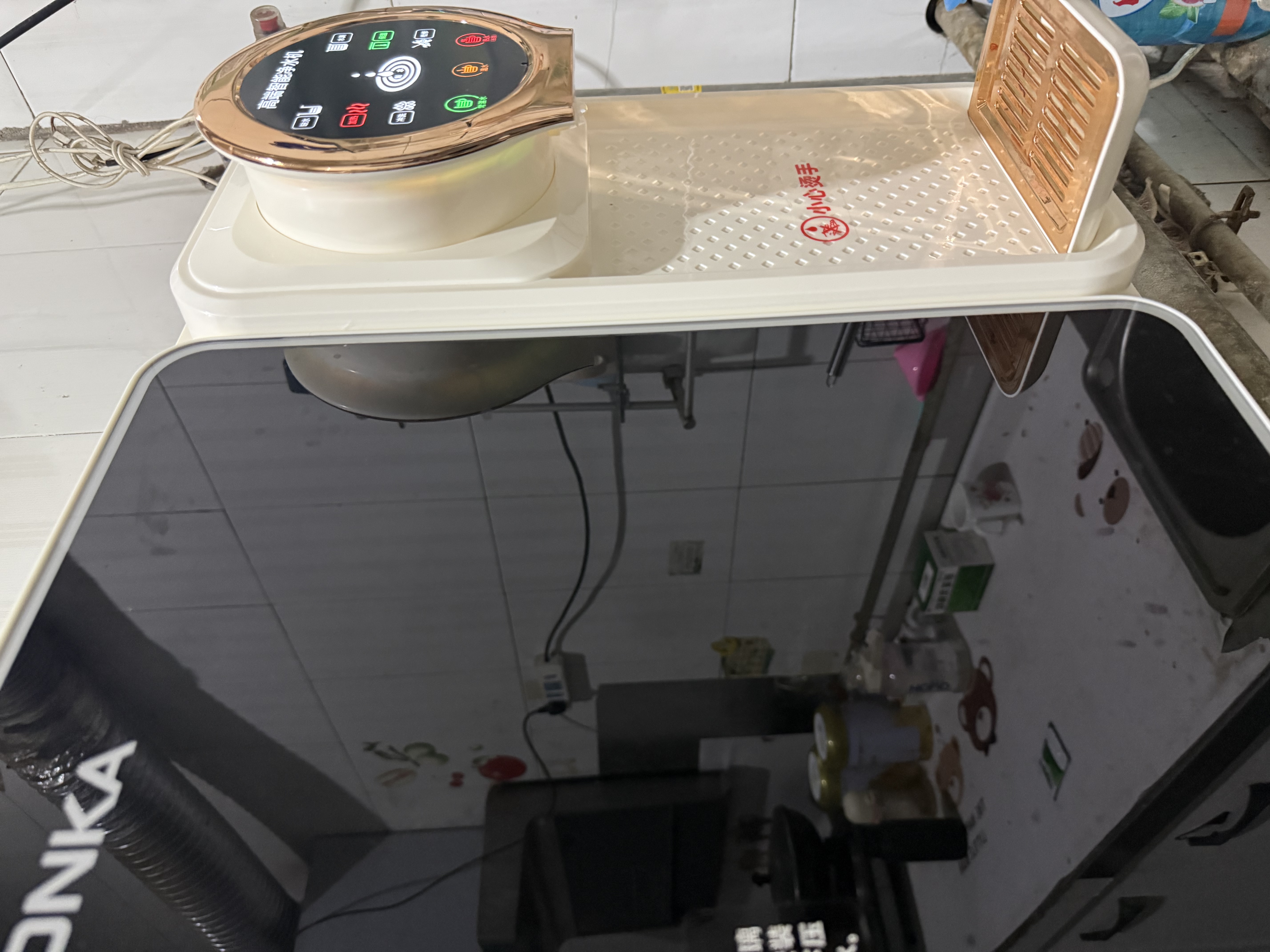 康佳（KONKA）【RO 反渗透 +母婴直饮+壁挂台式 】净水器家用加热一体机75G净饮一体机KRO-J75 实拍图