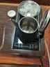丰谷全自动上水电热水壶 茶台烧水壶 家用办公嵌入式茶桌茶几一体电茶壶泡茶具电茶炉套装 1L （37*20cm）底部单上水-双层防烫消毒款 实拍图