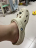 卡骆驰（CROCS）贝雅卡骆班洞洞鞋|205089 白/深蓝-126   39 (240mm)   实拍图