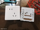 德力西（DELIXI）开关插座面板 CD815系列 10A斜五孔插座 QSE86ZS/3 实拍图