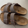 BIRKENSTOCK勃肯德国进口男女款经典舒适软木Arizona双扣拖鞋 棕色窄版151183 37 实拍图