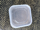 【京东快递】保鲜盒食品级材质猫粮密封防潮微波炉便当盒 350ML正方形收纳盒【1个装】 实拍图