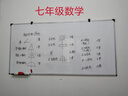 AUCS 挂墙白板写字板180*90cm 办公室会议室培训班企业公司磁性悬挂式大白板教学黑板看板 QUR1890L 实拍图