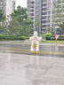 牧萌儿童雨鞋男童女童防水立体宝宝防滑耐磨卡通雨靴 小黄鸭 16码 实拍图