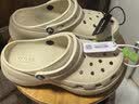 卡骆驰（CROCS）新款厚底云朵洞洞鞋送女友礼物206750 骨白色   36-37 实拍图