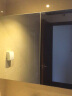 MANGROV曼戈夫太空铝浴室镜柜防水镜面柜挂墙简约北欧带置物架悬挂式镜箱 A款白色全面镜80*68 实拍图