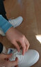 回力帆布鞋小白鞋男女鞋新款潮百搭休闲一脚蹬懒人鞋情侣鞋 WXY-A446T 白色 40 实拍图