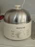 九阳（Joyoung）蒸蛋器 煮蛋器 定时 自动断电安心用 小型316L不锈钢多功能 双层蒸煮鸡蛋早餐神器ZD14-GE330 实拍图