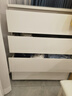 宜家（IKEA）MALM马尔姆卧室家用斗柜收纳柜床边柜抽屉柜简约杂物柜 四屉柜白色 实拍图