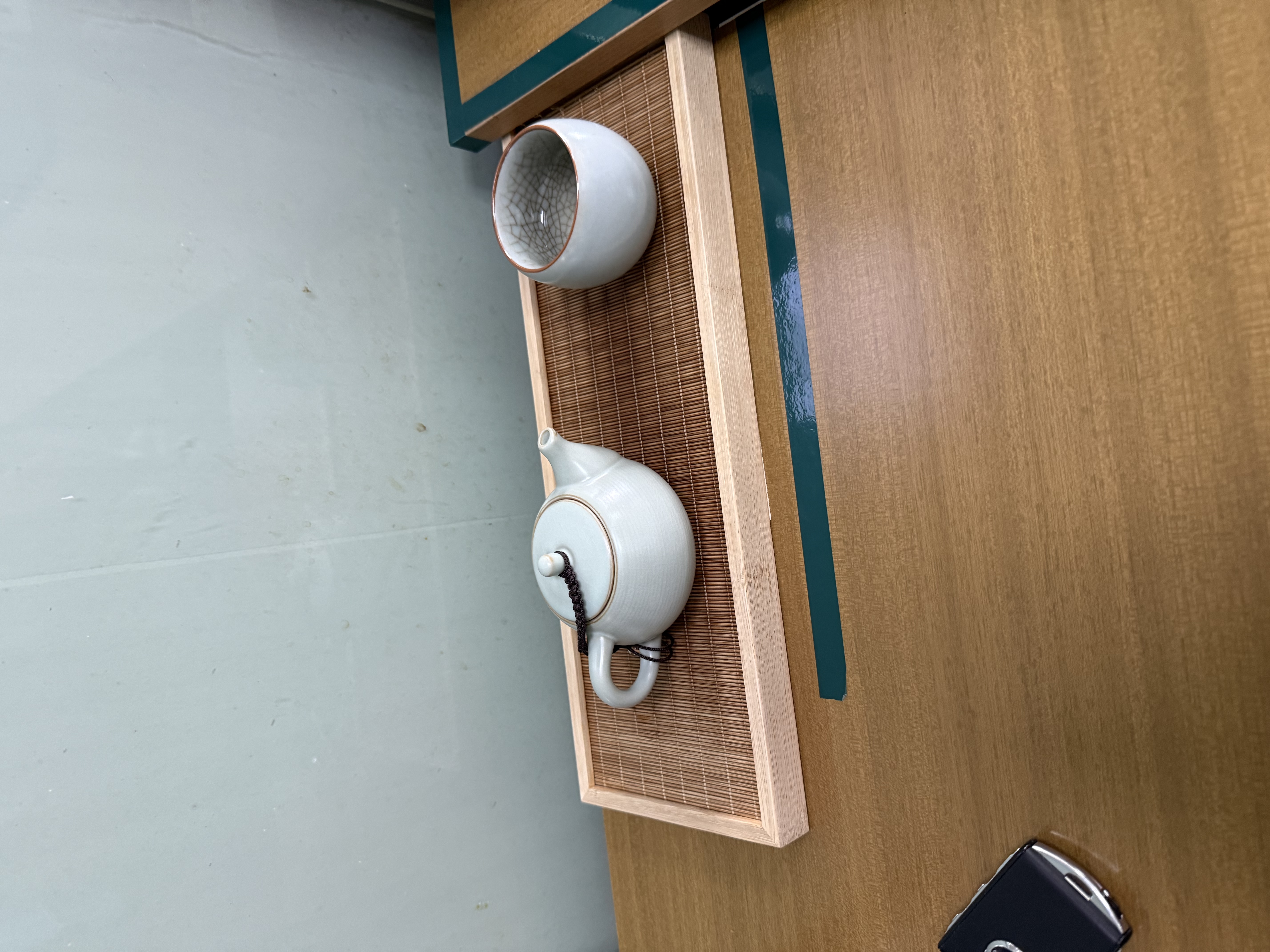 汝道汝窑茶壶单壶陶瓷功夫茶具家用过滤泡茶壶汝瓷可养开片复古泡茶器 汝窑年年高升壶160ml 实拍图