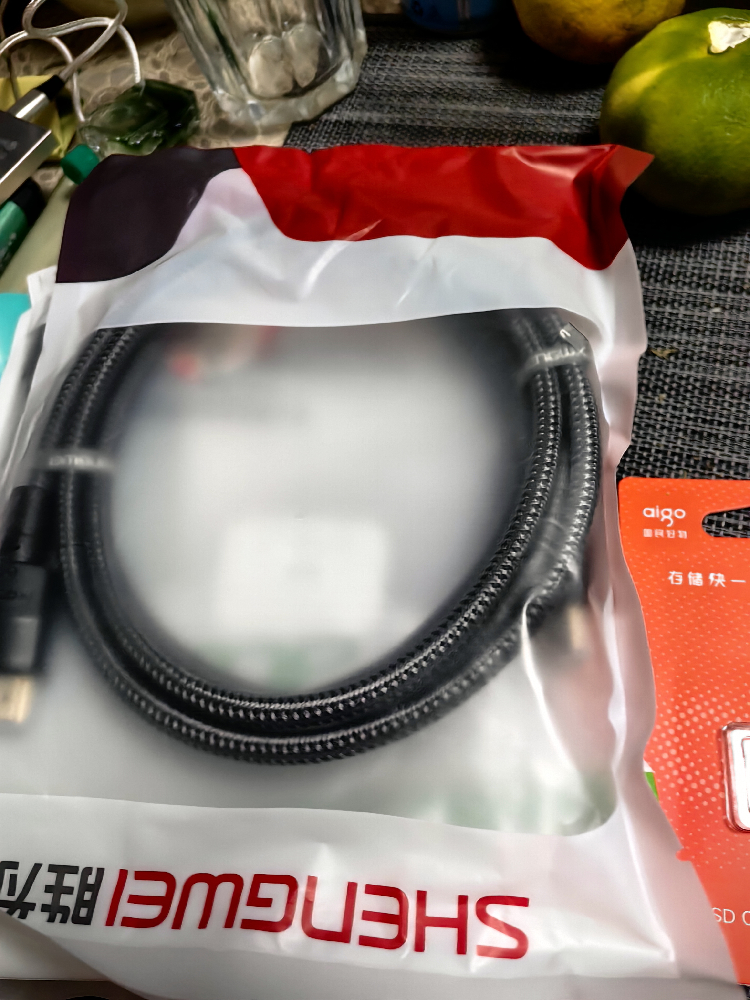 胜为（shengwei）HDMI线2.1版 2米 8K60Hz 4K240Hz 笔记本电脑机顶盒显示器投影仪视频连接线 AHH4020G 兼容HDMI2.0 实拍图