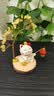 范爷家招财猫水晶发财树玄关摆件桌面创意办公室工位装饰品重阳节送礼 实拍图