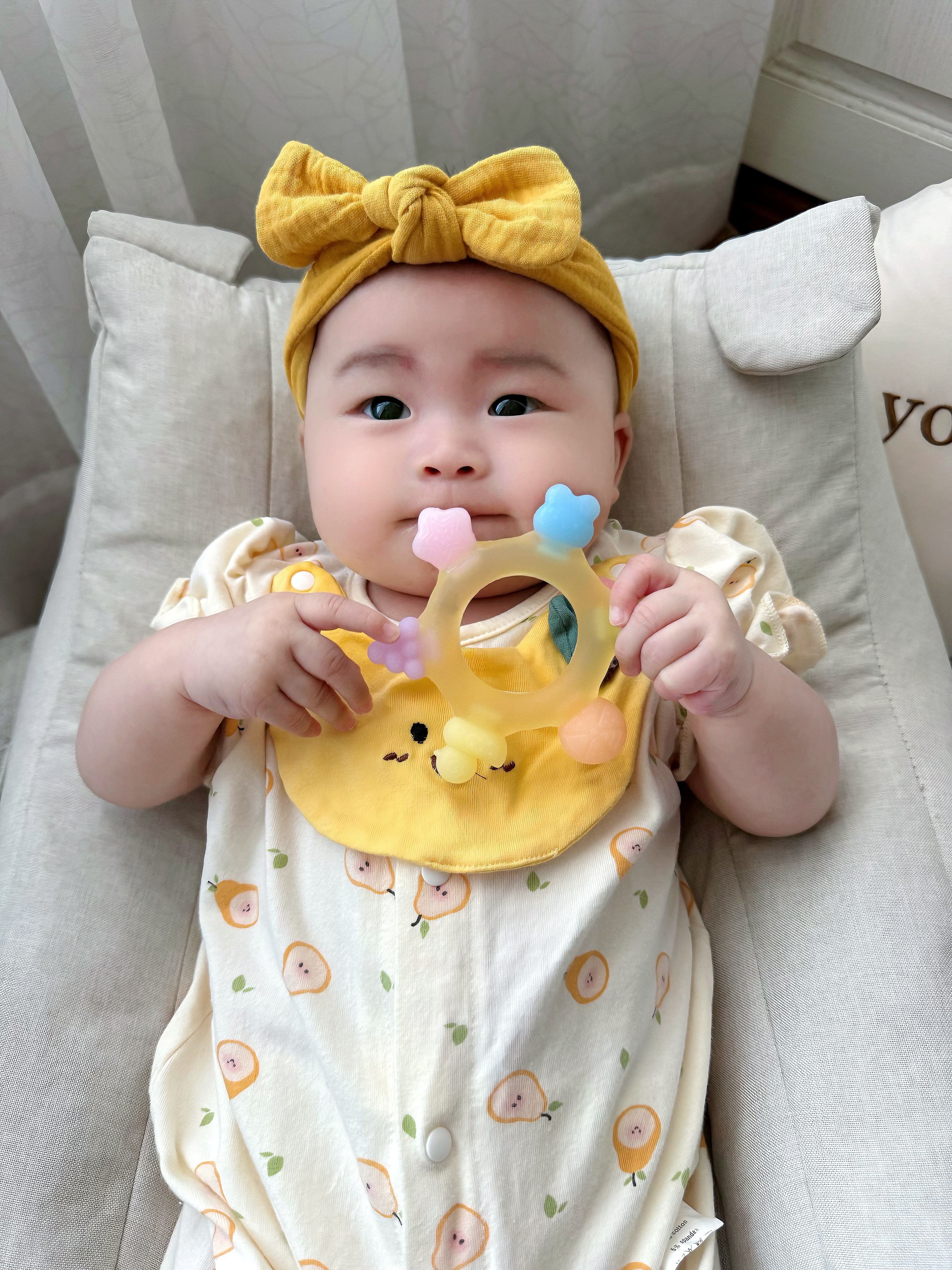 马博士婴儿牙胶防吃手小月龄4-6个月以上幼儿宝宝食品级口欲期磨牙 实拍图