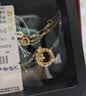 周六福18K黄金项链捕梦花环18K金项链生日礼物送女友C0614120 40+5cm 实拍图