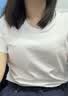 京东京造【热销超20万件】短袖女T恤夏季新款潮流高级感上衣白圆领XL 实拍图