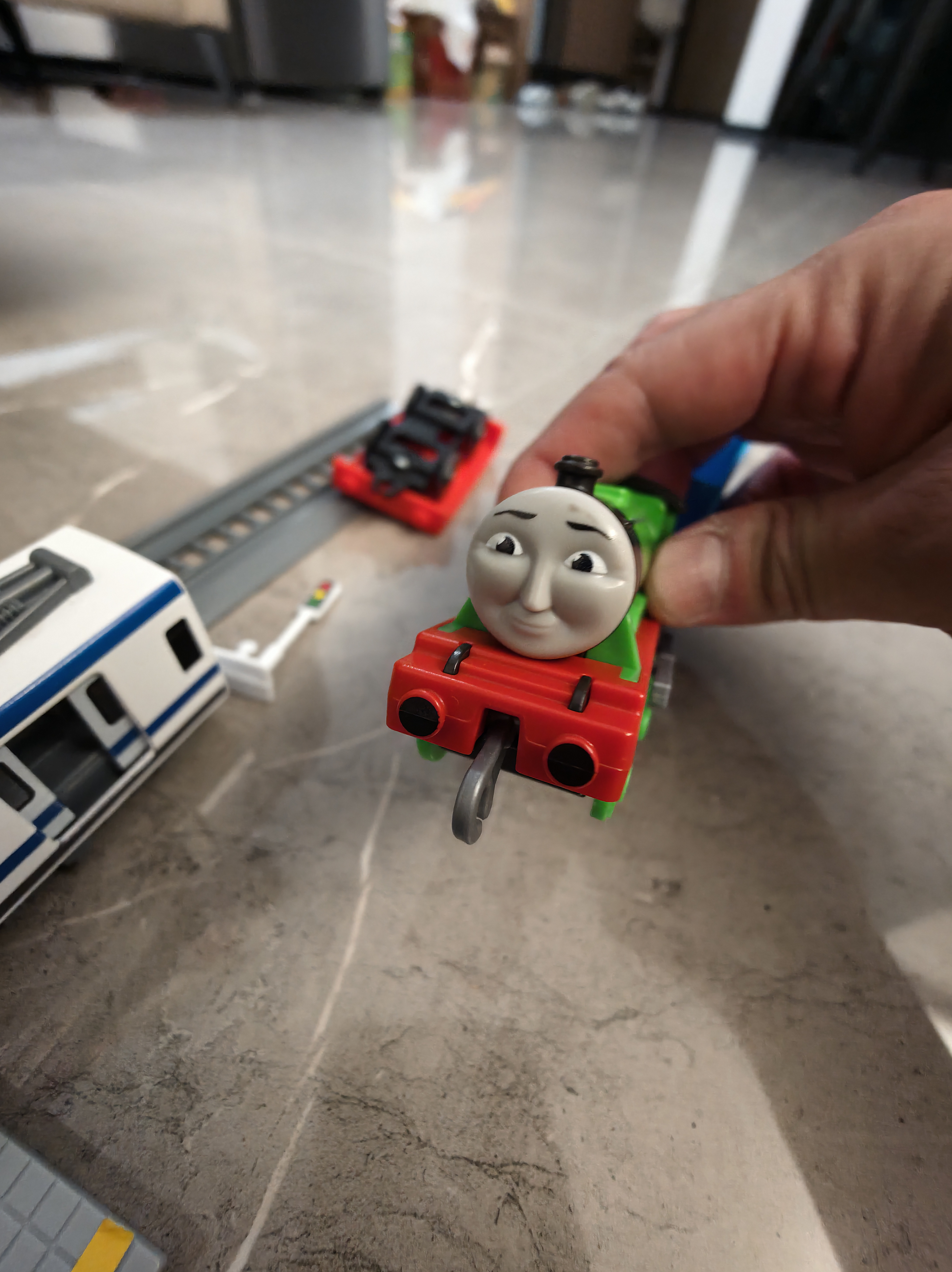 托马斯&朋友 （THOMAS&FRIENDS）小火车男孩玩具合金车动画片同款詹姆士儿童生日见面六一礼物 3号中型小火车亨利【80周年】 实拍图