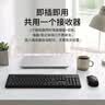 联想（Lenovo）KN210键盘鼠标套装 2.4G无线键鼠套装 全尺寸商务办公  笔记本电脑键盘台式机一体机 黑色 实拍图