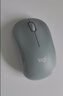 罗技（Logitech）M221 轻音鼠标 无线鼠标 办公鼠标 对称鼠标 带无线微型接收器 薄荷绿 实拍图