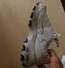斯凯奇（Skechers）女鞋小白熊女士休闲鞋子厚底增高百搭运动软底老爹鞋女99999863 白色/海军蓝色/WNV 38 实拍图