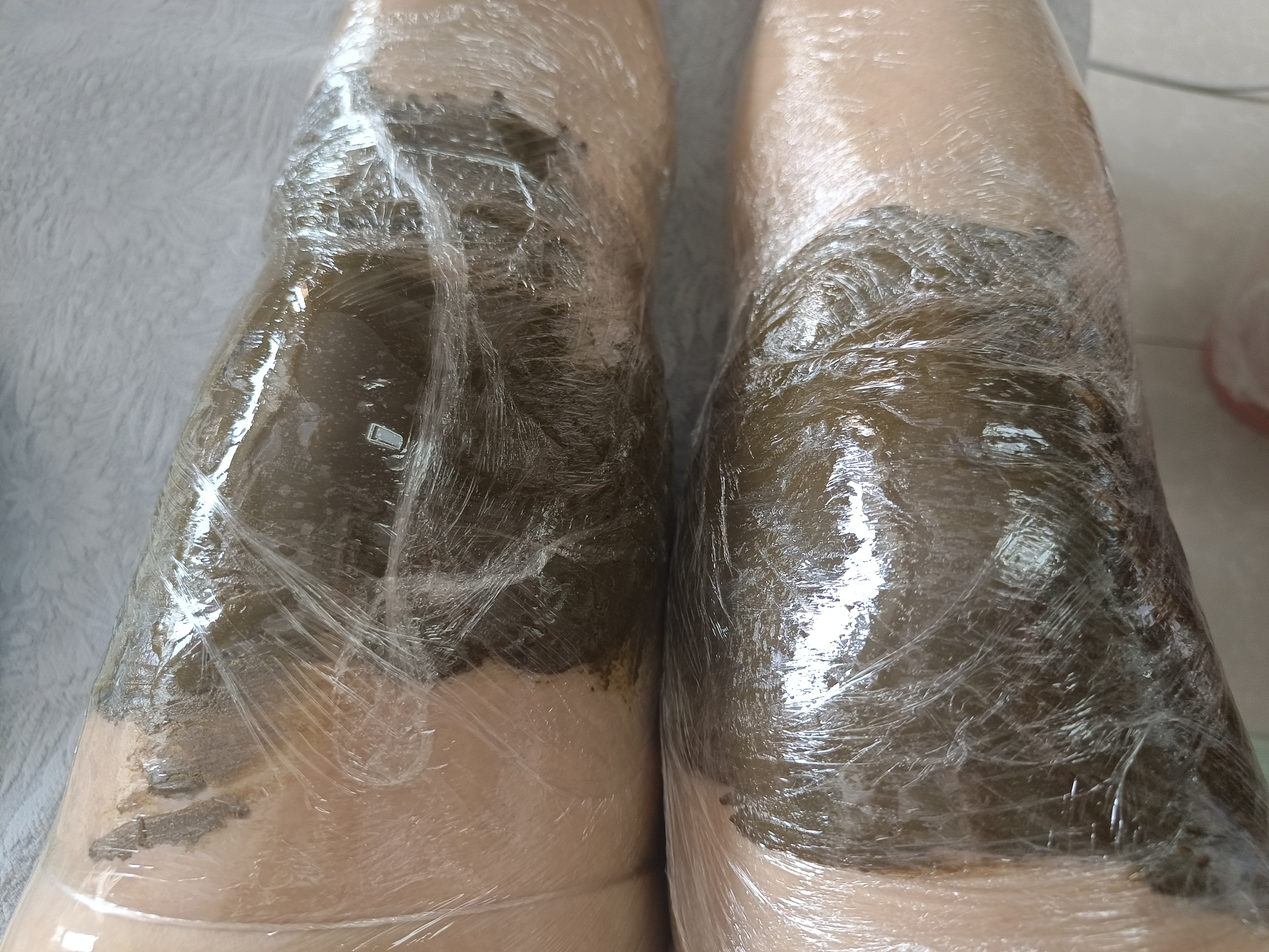 蕲大妈艾草生姜泥灸500g 艾灸中医艾草泥膏热敷暖宫寒暖腹 伴手礼礼物 实拍图