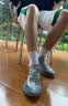 回力男鞋夏季椰子鞋男2026新款鞋子男网面跑步鞋男士潮流休闲运动鞋男 灰色 42 (260mm) 男码 实拍图