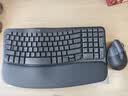 罗技（Logitech）Wave Combo 无线人体工学键鼠套装 垂直鼠标 无线蓝牙鼠标 办公键盘 无线键盘 蓝牙键盘 黑色 实拍图