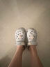 卡骆驰（CROCS）【采销直播】贝雅卡骆班洞洞鞋轻便耐磨一脚蹬休闲鞋|205089 白/深蓝-126 43 (270mm) 实拍图