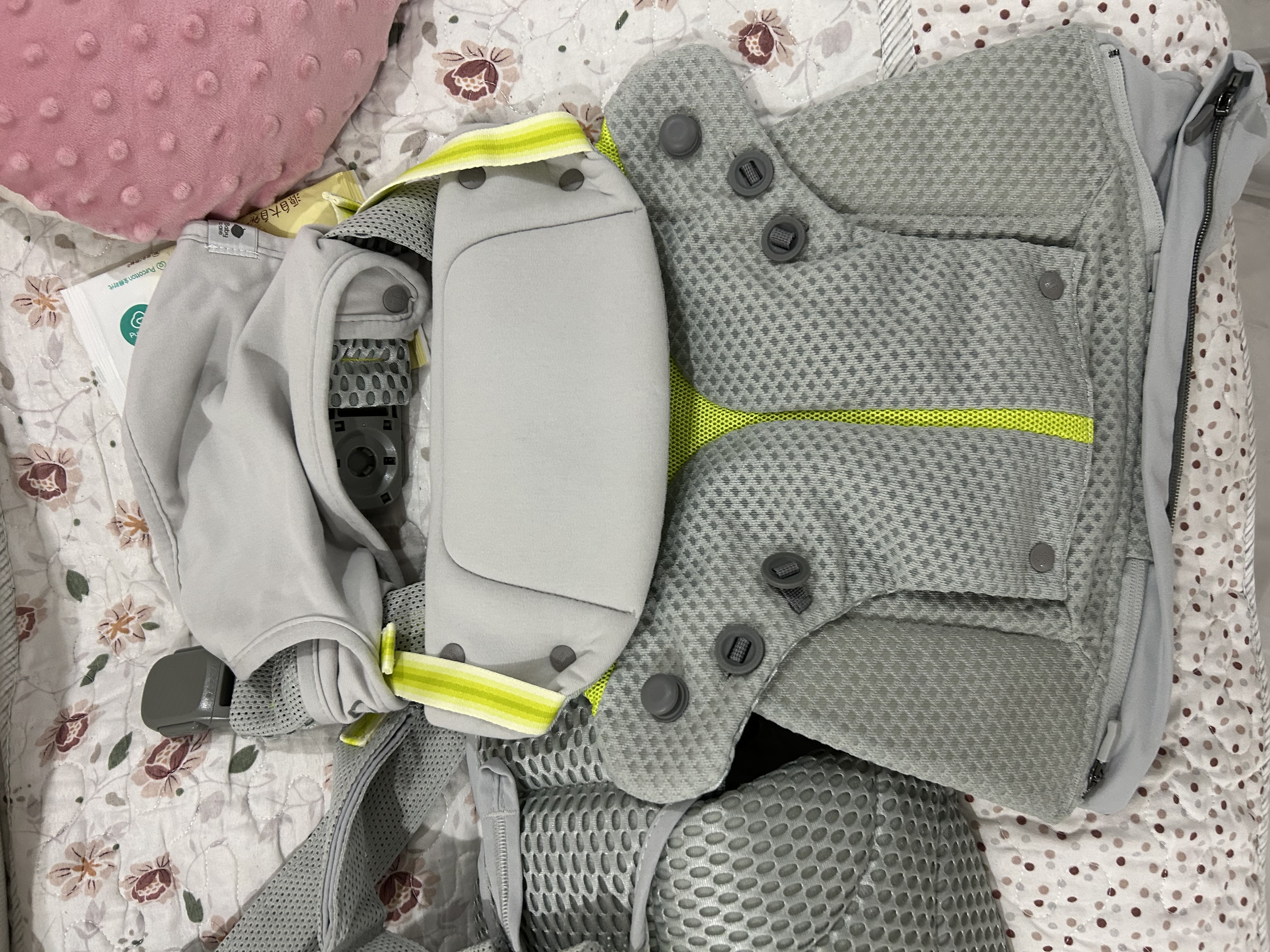 babycare腰凳背带婴儿透气面料0-36月人体工学柔软三合一易穿脱抱娃神器 实拍图