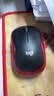 罗技（Logitech）M185鼠标 无线鼠标 办公鼠标 对称鼠标 黑色红边 带无线2.4G接收器 实拍图