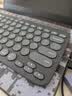罗技（Logitech）时尚系列K390无线蓝牙键盘 超薄便携 K380升级版 黑色 79键 实拍图
